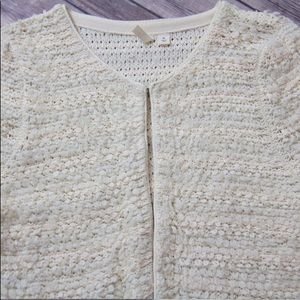 Frenchi brand - Fuzzy Cream Jacket - Size S